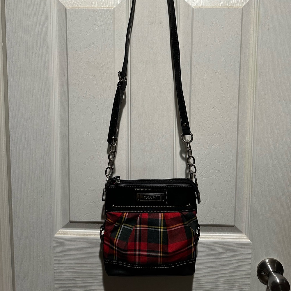 Plaid Chaps Crossbody Bag
